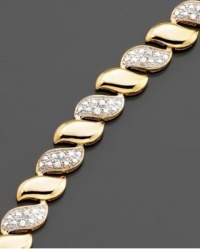 Macy's 18KT Gold Over Sterling Silver Twist Bracelet Macy's 18KT Gold Over Sterling Silver Twist Bracelet