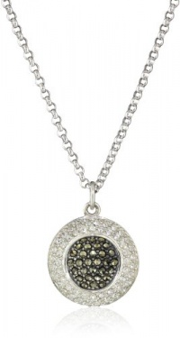Judith Jack Impact Silver Sterling Silver, Marcasite and Crystal Button Pendant Necklace Judith Jack Impact Silver Sterling Silver, Marcasite and Crystal Button Pendant Necklace