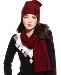 The perfect pair for frosty winter weather, this hat and scarf set from Timberland will keep the cold from compromising your time out in the open. The perfect pair for frosty winter weather, this hat and scarf set from Timberland will keep the cold from compromising your time out in the open.