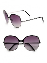 THE LOOKOversized round style Contrasting metal accentsLogo accented end-pieces Signature case includedORIGINMade in France THE LOOKOversized round style Contrasting metal accentsLogo accented end-pieces Signature case includedORIGINMade in France