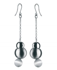 Channel your inner jewelry designer with this adjustable style by Breil. Crafted from stainless steel, polished spheres and a white natural stone can be separated or clustered together to create a new look every time you wear them. Approximate drop: 2-1/2 inches. Channel your inner jewelry designer with this adjustable style by Breil. Crafted from stainless steel, polished spheres and a white natural stone can be separated or clustered together to create a new look every time you wear them. Approximate drop: 2-1/2 inches.
