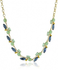 ABS By Allen Schwartz Tropic Traveler Gold-Tone Casted Collar Necklace ABS By Allen Schwartz Tropic Traveler Gold-Tone Casted Collar Necklace