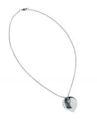Bring a splash of summer with you year round. Breil's pretty shell pendant highlights a white natural pearl accent set in polished stainless steel. Approximate length: 17 inches. Approximate drop: 1 inch. Bring a splash of summer with you year round. Breil's pretty shell pendant highlights a white natural pearl accent set in polished stainless steel. Approximate length: 17 inches. Approximate drop: 1 inch.