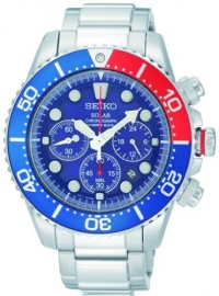 Seiko Men's SSC019 Solar Diver Chronograph Watch