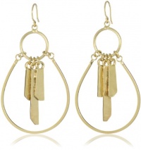 Kenneth Cole New York Urban Desert Gold-Tone Bar and Orbital Drop Earrings Kenneth Cole New York Urban Desert Gold-Tone Bar and Orbital Drop Earrings