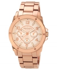 A harmonious blend of fashion and function: a rosy, multi-functional watch from Vince Camuto. A harmonious blend of fashion and function: a rosy, multi-functional watch from Vince Camuto.