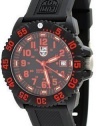 Luminox #3065 Men's Navy Seal Colormark - 3050 Series Watch (Black Dial/Red Print)