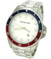 Men's Stainless Steel Watch with White Dial Men's Stainless Steel Watch with White Dial