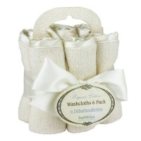 Bumkins OrganicWashcloth 6- Pack, Natural Bumkins OrganicWashcloth 6- Pack, Natural