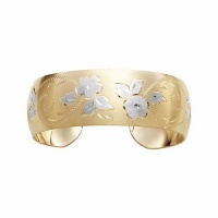14k Yellow Gold Filled Hand Engraved Cuff Bracelet 14k Yellow Gold Filled Hand Engraved Cuff Bracelet