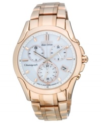 This Sport Chronograph watch from Citizen blends in at play or the office, making it a versatile choice for the season. Powered by Eco-Drive, harnessing both natural and artificial light, never needing a battery. This Sport Chronograph watch from Citizen blends in at play or the office, making it a versatile choice for the season. Powered by Eco-Drive, harnessing both natural and artificial light, never needing a battery.