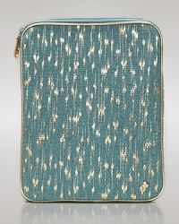 Stephanie Johnson dresses up this functional iPad case, boasting a cushioned interior and polished print. Stephanie Johnson dresses up this functional iPad case, boasting a cushioned interior and polished print.