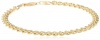 Klassics 10k Yellow Gold 5.5mm Diamond-Cut Curb Chain Men's Bracelet, 8.5