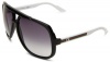 Gucci GG1622/S Sunglasses - 0OVF Black White (LF Grey Gradient Lens) - 63mm