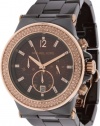 Michael Kors MK5518 Dylan Chocolate Ceramic Espresso Chrono Watch