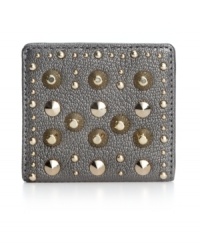 Stay organized with some edge with this studded leather wallet from Juicy Couture. Outfitted with multiple pockets and compartments, it discretely slips inside a satchel or tote for effortless go-everywhere accessorizing, Stay organized with some edge with this studded leather wallet from Juicy Couture. Outfitted with multiple pockets and compartments, it discretely slips inside a satchel or tote for effortless go-everywhere accessorizing,