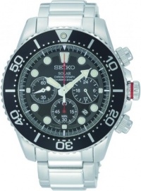 Seiko Men's SSC015 Black Dial Watch Seiko Men's SSC015 Black Dial Watch