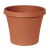 Fiskars 50010C 10-Inch Terrapot Taper Planter, Color Clay