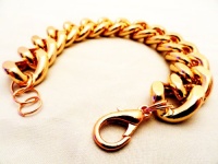 Rose Gold Chunky Link Bracelet