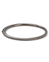 No matter the occasion, this Nadri bangle makes it special, dressed up in delicate pave stones. Sparkle plenty, indeed. No matter the occasion, this Nadri bangle makes it special, dressed up in delicate pave stones. Sparkle plenty, indeed.