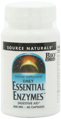 Source Naturals Essential Enzymes, 500mg, 60 Capsules Source Naturals Essential Enzymes, 500mg, 60 Capsules