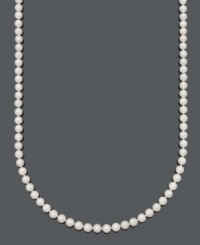 A long layer of flowing elegance that can be doubled for an ultra-chic look. Belle de Mer necklace features A cultured freshwater pearls (8-9 mm) with a 14k gold clasp. Approximate length: 36 inches. A long layer of flowing elegance that can be doubled for an ultra-chic look. Belle de Mer necklace features A cultured freshwater pearls (8-9 mm) with a 14k gold clasp. Approximate length: 36 inches.