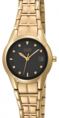 Citizen Women's EW1412-54E Eco-Drive Gold-Tone Watch Citizen Women's EW1412-54E Eco-Drive Gold-Tone Watch