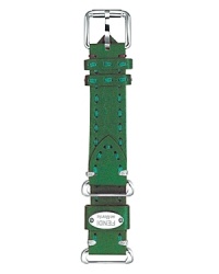 Fendi Selleria Emerald Green Leather Watch Strap Fendi Selleria Emerald Green Leather Watch Strap