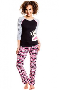 Paul Frank Women's Just Julius Stripe Pajama Set Paul Frank Women's Just Julius Stripe Pajama Set