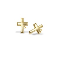 Alex Woo Mini Additions Cross Stud Earrings Alex Woo Mini Additions Cross Stud Earrings