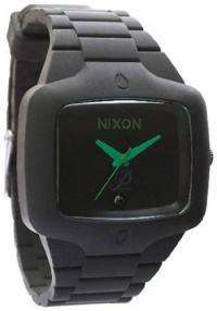 Nixon The Rubber Player Watch - Black/Teal Nixon The Rubber Player Watch - Black/Teal