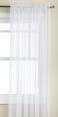 Stylemaster Elegance Sheer 1000 Twist 60-Inch by 63-Inch Voile Panel, White Stylemaster Elegance Sheer 1000 Twist 60-Inch by 63-Inch Voile Panel, White
