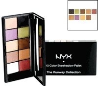 NYX Cosmetics Eye Shadow Palette 10 Color, Strike a Pose, 0.49 Ounce NYX Cosmetics Eye Shadow Palette 10 Color, Strike a Pose, 0.49 Ounce
