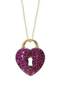 Effy Jewlery 14K Yellow Gold Ruby Heart Pendant, 2.61 TCW Effy Jewlery 14K Yellow Gold Ruby Heart Pendant, 2.61 TCW