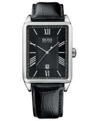A sleek and handsome timepiece from Hugo Boss that will leave you confident and in style. A sleek and handsome timepiece from Hugo Boss that will leave you confident and in style.