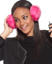 Cool tunes. Keep ears warm while rocking out to your playlist faves with these faux fur ear warmers from Sporto that do double duty on cold days. Cool tunes. Keep ears warm while rocking out to your playlist faves with these faux fur ear warmers from Sporto that do double duty on cold days.