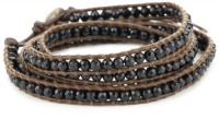 Chan Luu Onyx Leather Wrap Bracelet Chan Luu Onyx Leather Wrap Bracelet