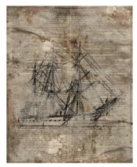 With its nautical imagery printed on a literary background this Leftbank piece is a fitting accoutrement for many interiors. Whether it's a country house or a study where a touch of masculine style is desired, it will handsomely inspire an air of intrigue. With its nautical imagery printed on a literary background this Leftbank piece is a fitting accoutrement for many interiors. Whether it's a country house or a study where a touch of masculine style is desired, it will handsomely inspire an air of intrigue.