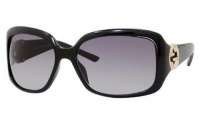Gucci GG3164/S Sunglasses - 0D28 Shiny Black (JJ Grey Gradient Lens) - 61mm Gucci GG3164/S Sunglasses - 0D28 Shiny Black (JJ Grey Gradient Lens) - 61mm