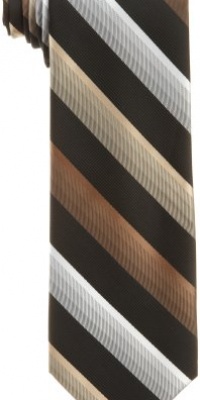 Haggar Men's Washable Shaded Review Stripe Neck Tie