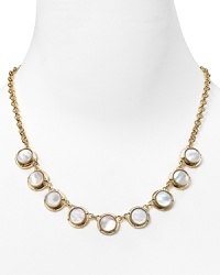 This stately bib necklace from kate spade new york seems made for a transatlantic journey on an luxury ocean liner. This stately bib necklace from kate spade new york seems made for a transatlantic journey on an luxury ocean liner.