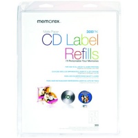 Memorex White CD Labels, Matte Finish. 300 Count (32020403) Memorex White CD Labels, Matte Finish. 300 Count (32020403)