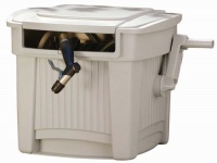 Suncast PHJ100M Garden Hose Reel Hideaway with 100-Foot Hose Capacity Suncast PHJ100M Garden Hose Reel Hideaway with 100-Foot Hose Capacity