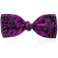 Juicy Couture Silk Animal Bow Ponytail Hair Elastic Band Juicy Couture Silk Animal Bow Ponytail Hair Elastic Band