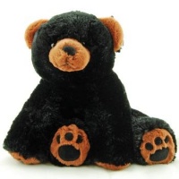 Super Soft & Floppy Stuffed Black Bear Plush Toy with Weighted Feet - Stands up 11 Super Soft & Floppy Stuffed Black Bear Plush Toy with Weighted Feet - Stands up 11