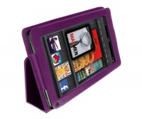 Elsse ® Premium Folio Case for Kindle Fire 7 Inch Tablet Cover - (Does not fit the Kindle Fire HD 7 Tablet) (Purple) Elsse ® Premium Folio Case for Kindle Fire 7 Inch Tablet Cover - (Does not fit the Kindle Fire HD 7 Tablet) (Purple)