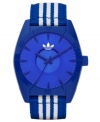 With adidas' classic 3-stripe look, this cool blue sport watch is a retro classic.