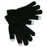 Men's Black Texting Touch Screen Knit Gloves Men's Black Texting Touch Screen Knit Gloves