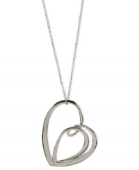 Show your heart's in the right place. T Tahari's pendant necklace, part of the Essentials Collection, is crafted from silver-tone mixed metal. Approximate length: 32 inches + 3-inch extender. Approximate drop: 3-1/4 inches. Show your heart's in the right place. T Tahari's pendant necklace, part of the Essentials Collection, is crafted from silver-tone mixed metal. Approximate length: 32 inches + 3-inch extender. Approximate drop: 3-1/4 inches.
