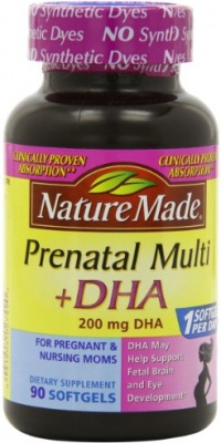 Nature Made PrenatalMulti + DHA 200 Mg Softgels, Value Size, 60 + 30 Liquid softgels Nature Made PrenatalMulti + DHA 200 Mg Softgels, Value Size, 60 + 30 Liquid softgels